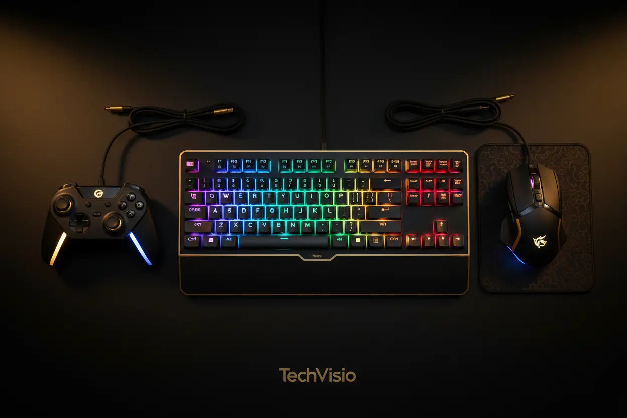 Meilleurs Accessoires Gaming 2026 – Souris, Claviers, Manettes | TechVisio TechVisio