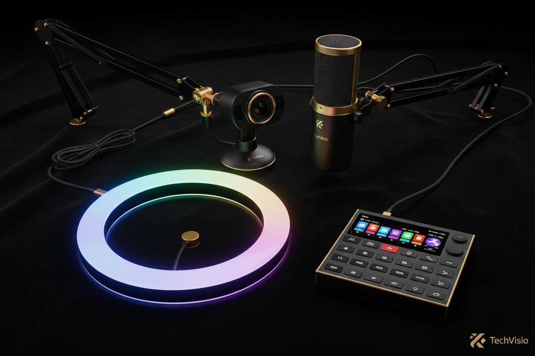 Guide Setup Streamer Pro 2026 : Webcams, Micros & Éclairage | Pro Streaming Setup Guide 2026