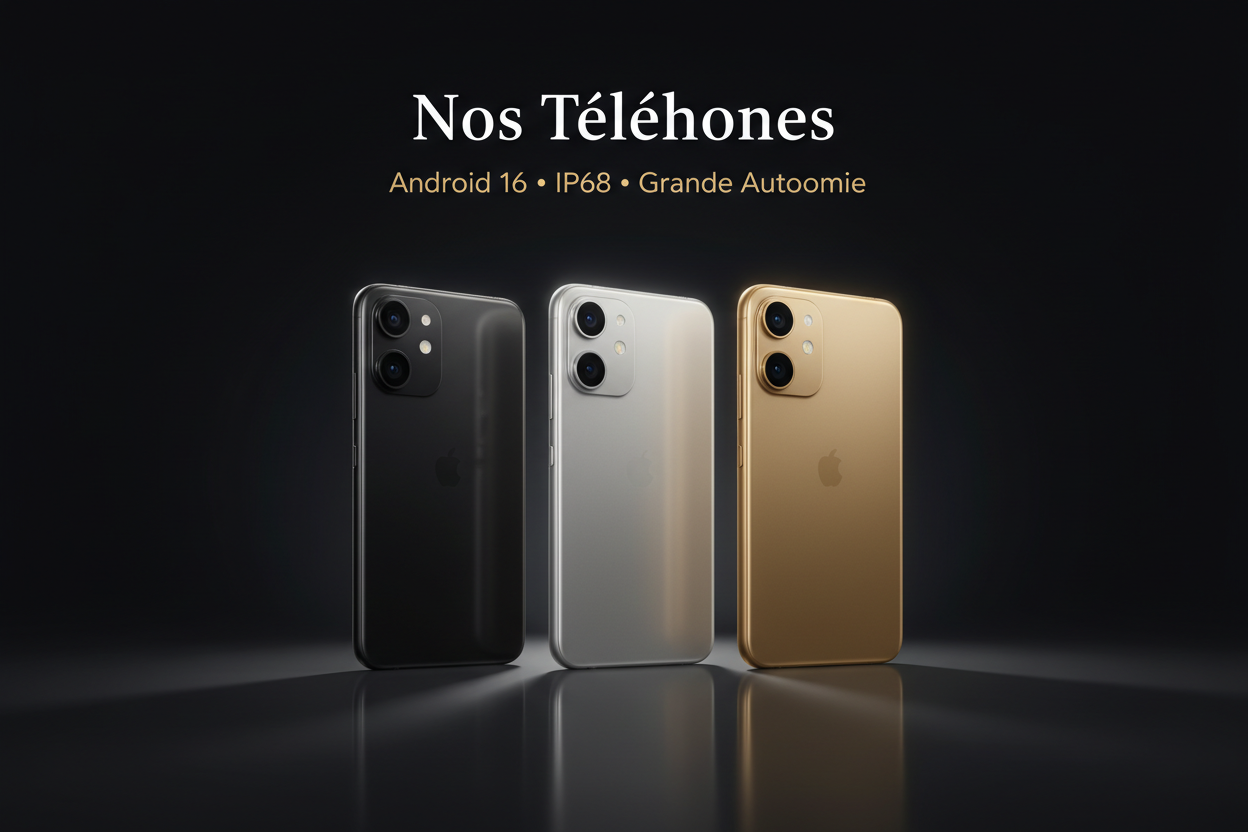 Nos Téléphones – Bannière Collection