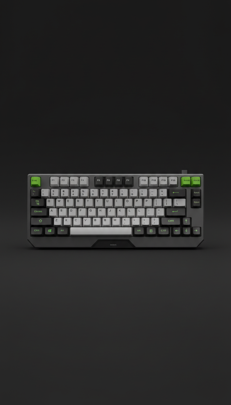 Clavier mécanique aluminium brossé TechVisio