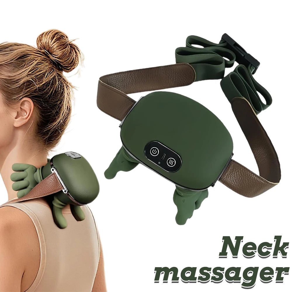 4D Shiatsu Nackenmassagegerät – Infrarotwärme 42-45°C