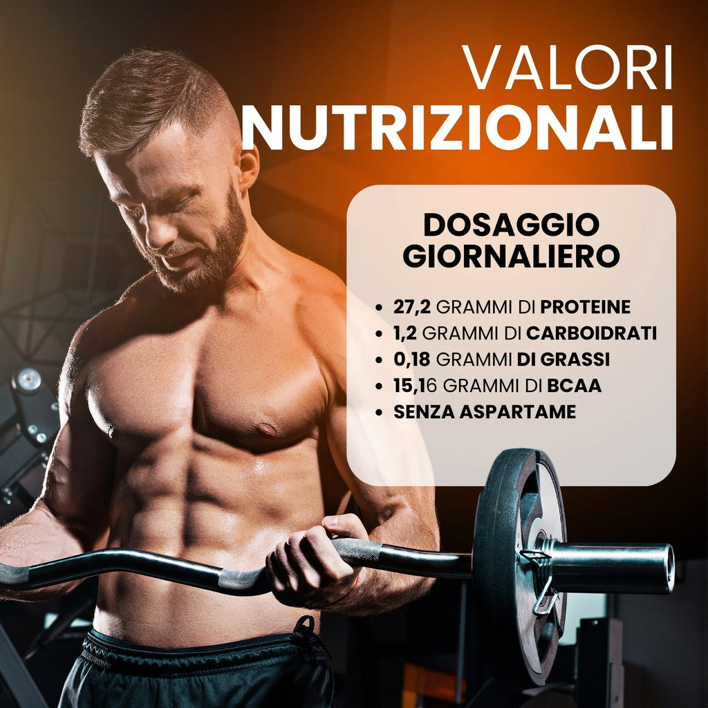 100% Isolated Whey Protein – 1kg Cocoa, Made in Italy