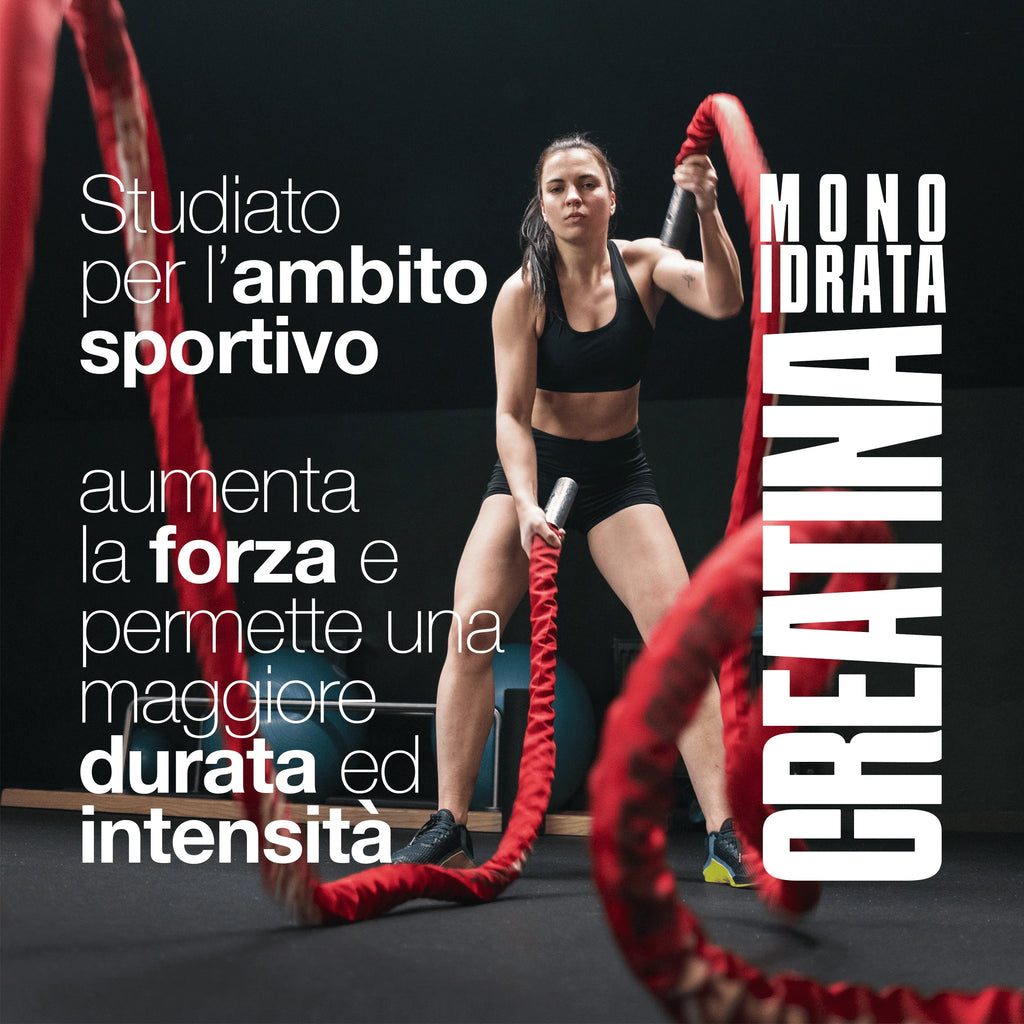 Créatine Monohydrate 3000mg – 120 Comprimés Vegan | Made in Italy