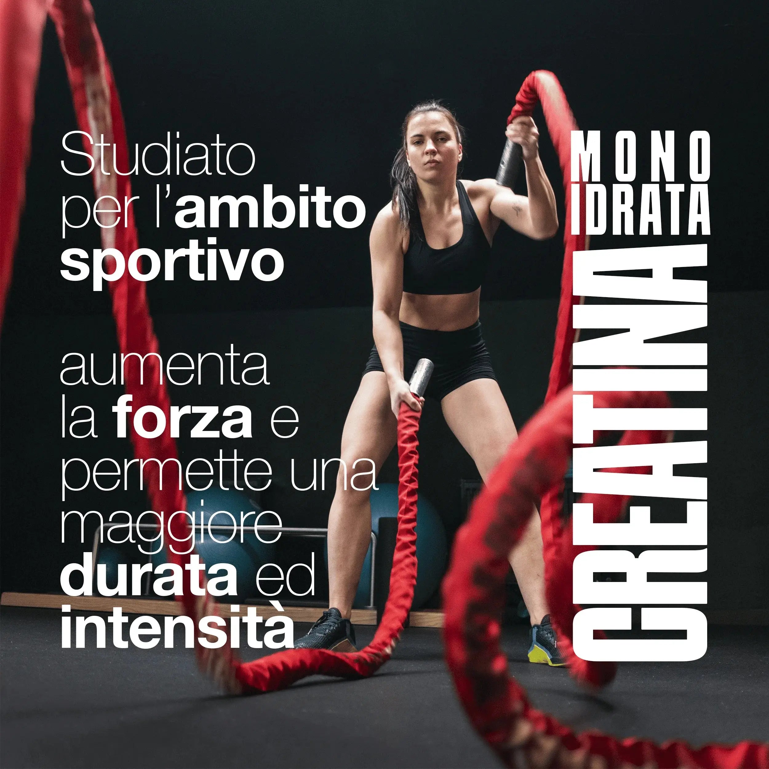 Créatine Monohydrate 3000mg – 120 Comprimés Vegan | Made in Italy TechVisio