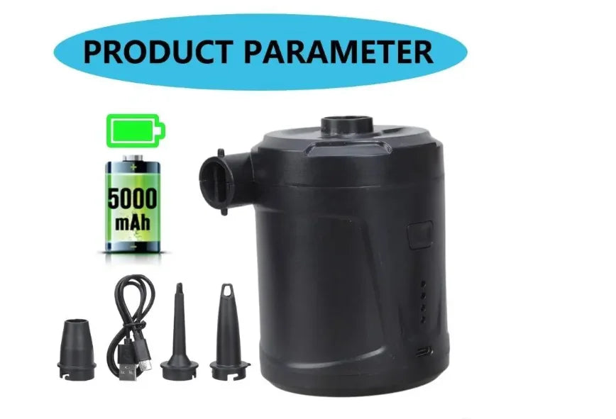 New Wireless Car Air Compressor Air Pump Electric Tire Inflator Pump for Motorcycle Bicycle Boat AUTO Tyre Balls Inflatable TechVisio