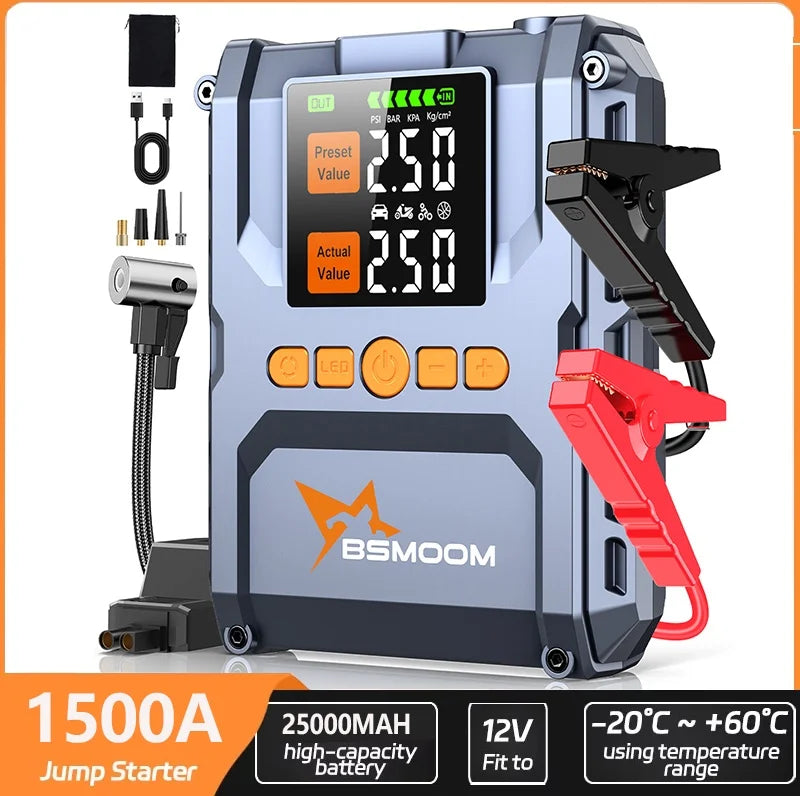 New Wireless Car Air Compressor Air Pump Electric Tire Inflator Pump for Motorcycle Bicycle Boat AUTO Tyre Balls Inflatable TechVisio