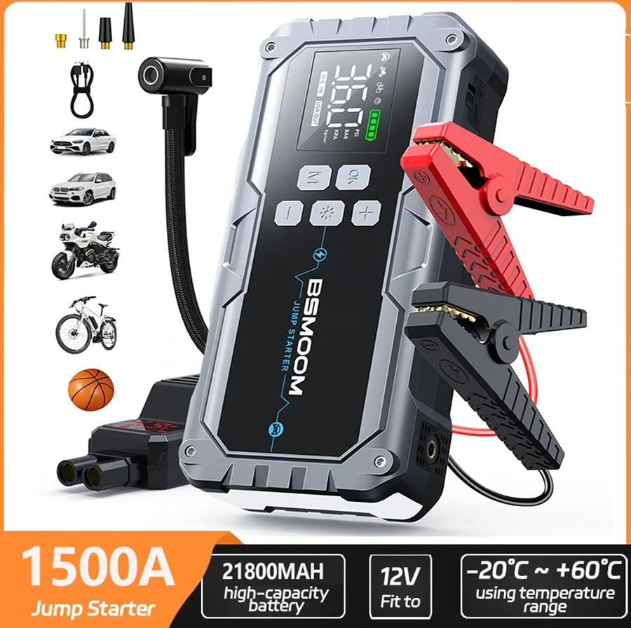 New Wireless Car Air Compressor Air Pump Electric Tire Inflator Pump for Motorcycle Bicycle Boat AUTO Tyre Balls Inflatable TechVisio