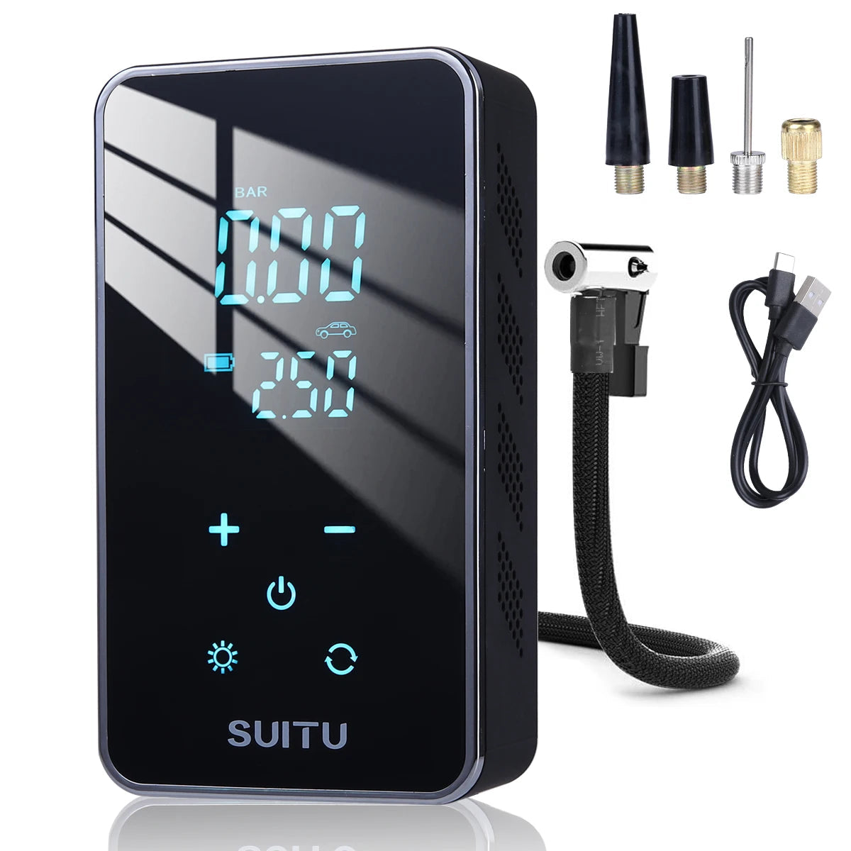 New Wireless Car Air Compressor Air Pump Electric Tire Inflator Pump for Motorcycle Bicycle Boat AUTO Tyre Balls Inflatable TechVisio