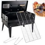 Barbecue Portable Pliant Charbon – Grill Camping Pique-Nique Extérieur TechVisio