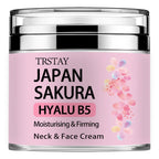 Japan Sakura Essence Cream, Sakura Tone Up Cream with Hyaluronic Acid, TechVisio