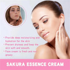 Japan Sakura Essence Cream, Sakura Tone Up Cream with Hyaluronic Acid, TechVisio