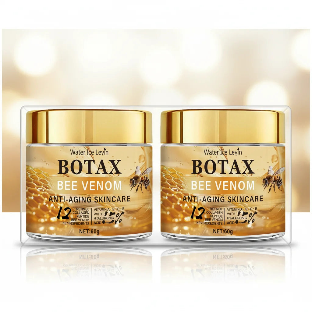 Peptide Bee Venom Cream with Retinol - Plumping Hydration, Vitamin Infusion, Fast Absorption, Winter Skin Renewal TechVisio