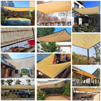 Outdoor Garden Shading Net, Terrace Awnings, Camping Shade Cover Mesh, UV Protection, HDPE Sunscreen Fabric, Shade TechVisio