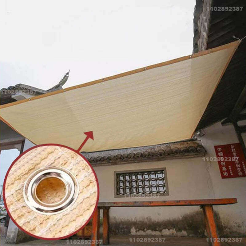 Outdoor Garden Shading Net, Terrace Awnings, Camping Shade Cover Mesh, UV Protection, HDPE Sunscreen Fabric, Shade TechVisio