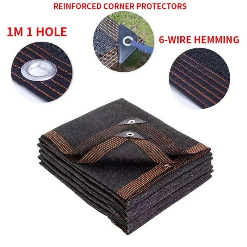 Outdoor Garden Shading Net, Terrace Awnings, Camping Shade Cover Mesh, UV Protection, HDPE Sunscreen Fabric, Shade TechVisio