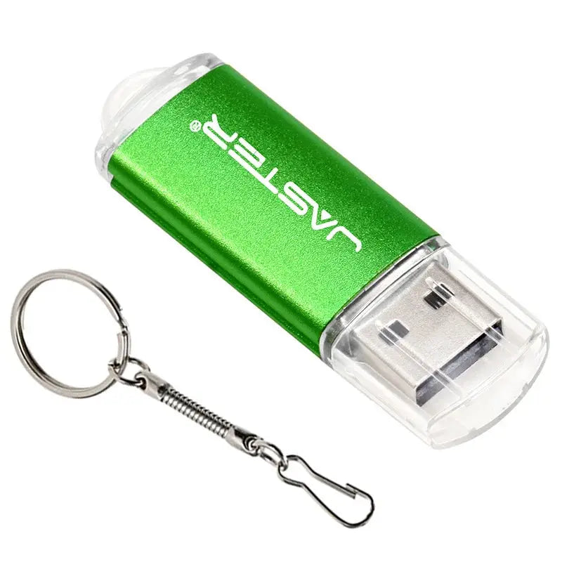 Clé USB JASTER avec Porte-Clés – 128M à 128Go, 9 Couleurs, USB 2.0, Cadeau TechVisio