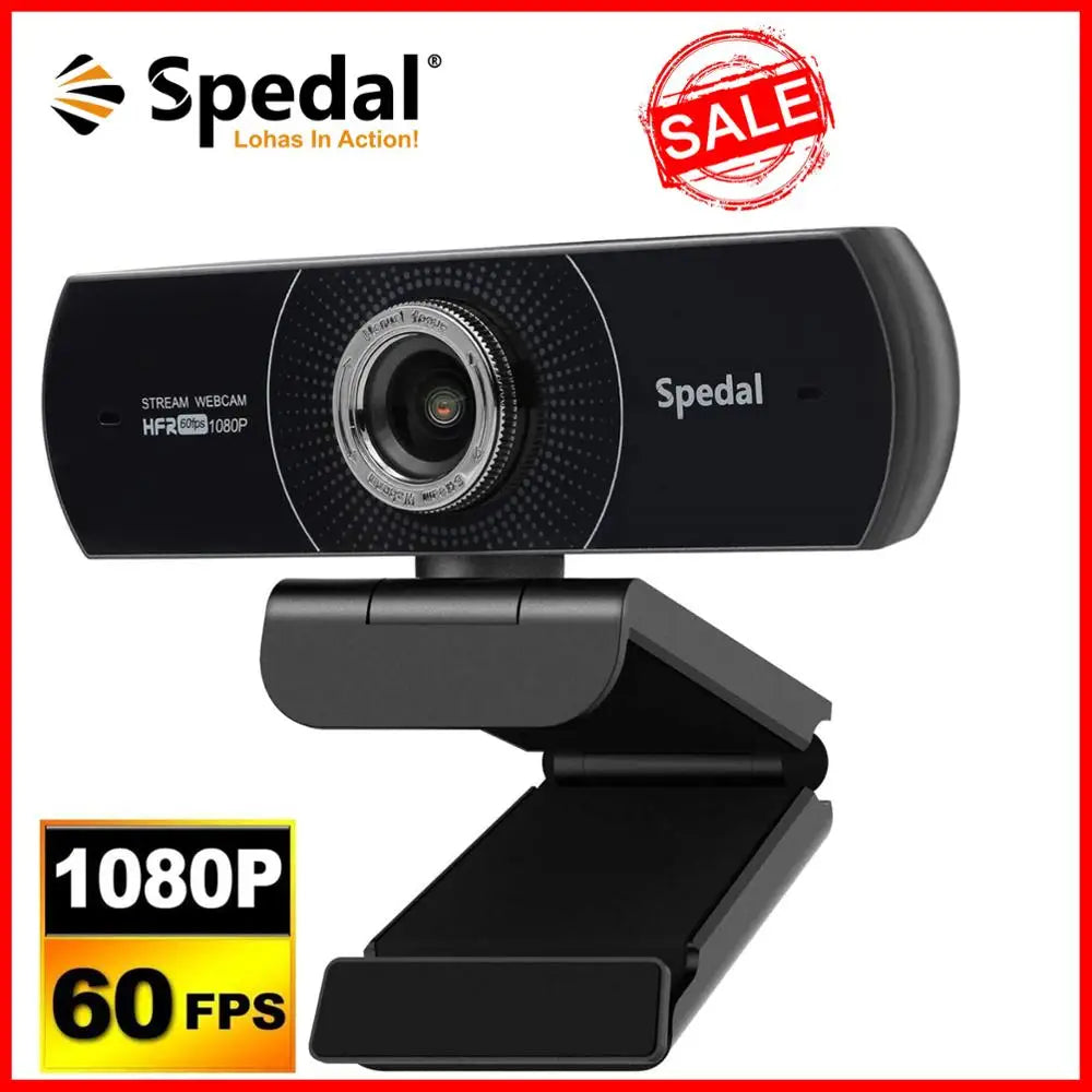 Webcam Spedal MF934H – 1080p 60fps | Integriertes Mikrofon | Streaming & Videokonferenzen