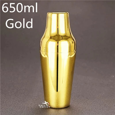 Stainless Steel Cocktail Boston Bar Shaker: 2-piece Set: 18oz Unweighted & 28oz TechVisio