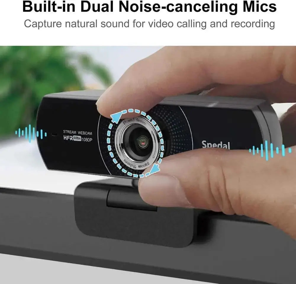 Webcam Spedal MF934H – 1080p 60fps | Micro Intégré | Streaming & Visio TechVisio