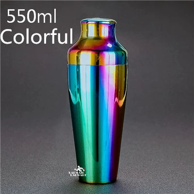 Stainless Steel Cocktail Boston Bar Shaker: 2-piece Set: 18oz Unweighted & 28oz TechVisio