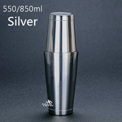 Boston Cocktail Shaker Martini Bar Cocktail Shaker Stainless Steel Boston Flair Mixing Tin Set Bar Tool TechVisio