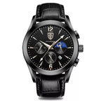POEDAGAR Men Watch New Top Brand Luxury Waterproof Luminous Sport Wristwatch Quartz Military Genuine Leather Relogio Masculino TechVisio