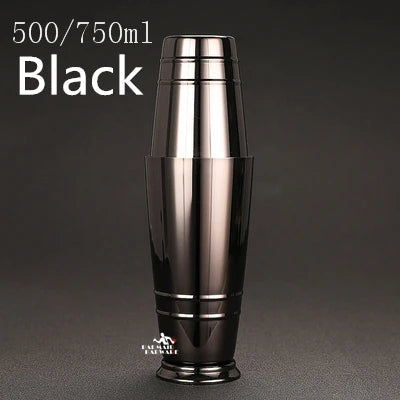 Stainless Steel Cocktail Boston Bar Shaker: 2-piece Set: 18oz Unweighted & 28oz TechVisio