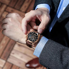POEDAGAR Men Watch New Top Brand Luxury Waterproof Luminous Sport Wristwatch Quartz Military Genuine Leather Relogio Masculino TechVisio