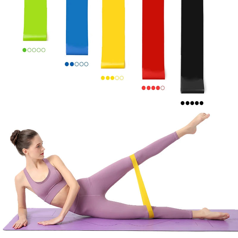 Training Fitness  Rubber Resistance Bands Yoga Home Gym Elastic Gum Pilates Crossfit Workout Equipment Bodybuilding For Sports TechVisio