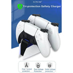 Station de Charge Double PS5 DualSense – USB-C | LED | 2h30 TechVisio