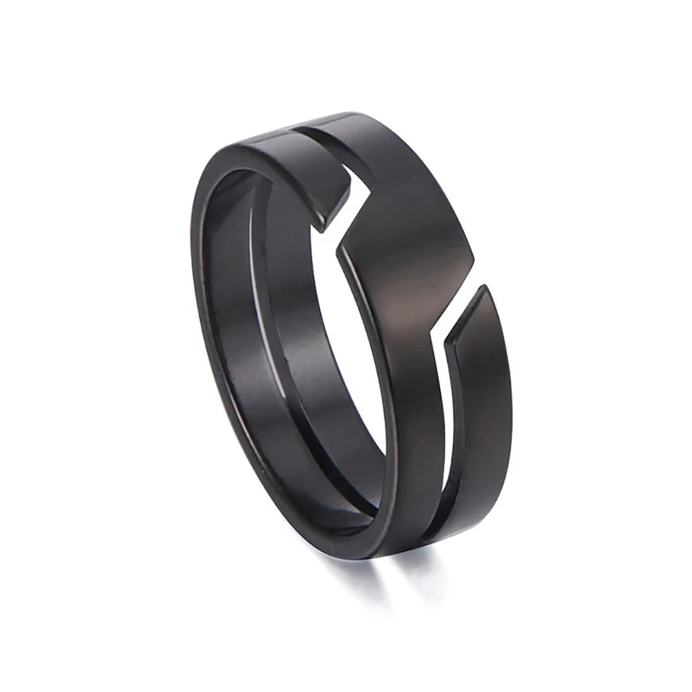 Bague Acier Inoxydable – 3,99€ Seulement • Anti-Allergie • Ne Rouille Jamais