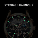 POEDAGAR Men Watch New Top Brand Luxury Waterproof Luminous Sport Wristwatch Quartz Military Genuine Leather Relogio Masculino TechVisio