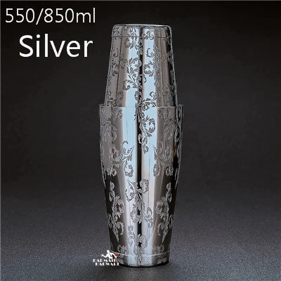 Boston Cocktail Shaker Martini Bar Cocktail Shaker Stainless Steel Boston Flair Mixing Tin Set Bar Tool TechVisio