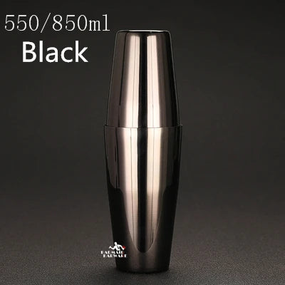 Stainless Steel Cocktail Boston Bar Shaker: 2-piece Set: 18oz Unweighted & 28oz TechVisio