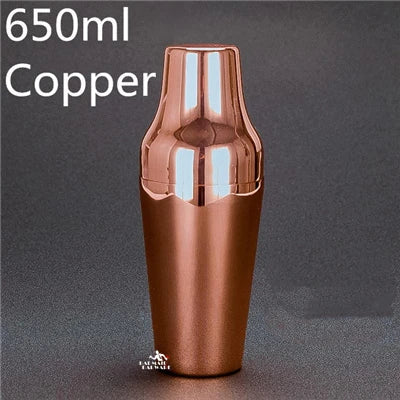 Stainless Steel Cocktail Boston Bar Shaker: 2-piece Set: 18oz Unweighted & 28oz TechVisio