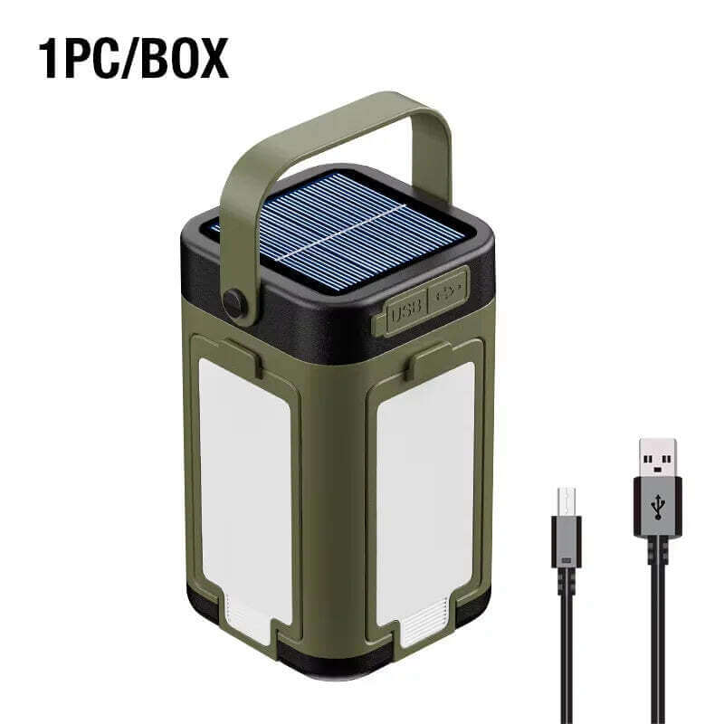 Outdoor Portable Mobile Power Light Type-C Charging LED Hanging Multi Gear Tent Light Suitable for Camping, Hiking, and Fishing TechVisio