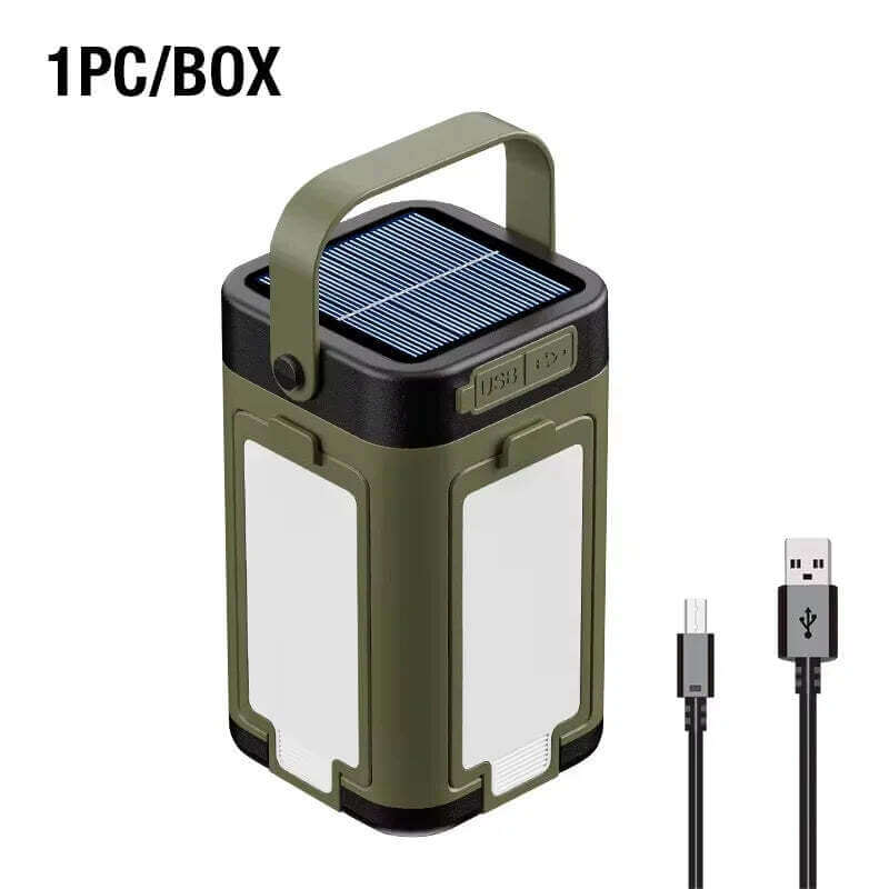 Outdoor Portable Mobile Power Light Type-C Charging LED Hanging Multi Gear Tent Light Suitable for Camping, Hiking, and Fishing TechVisio