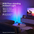 120CM LED RGB Floor Lamp Bar, Sound Pickup Ambient Light, Corner Wall Light for Bedroom, E-Sports Room Live Atmosphere Lamp TechVisio