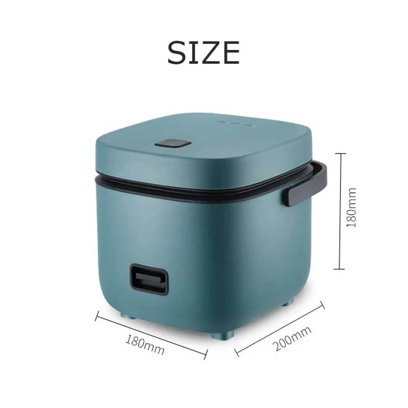 Mini Rice Cooker Automatic Household Kitchen Electric Cooking machine 1-2 People Food Warmer Steamer 1.2L Small Rice Cooker TechVisio