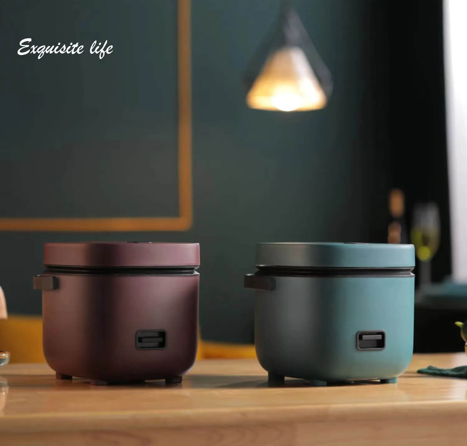 Mini Rice Cooker Automatic Household Kitchen Electric Cooking machine 1-2 People Food Warmer Steamer 1.2L Small Rice Cooker TechVisio