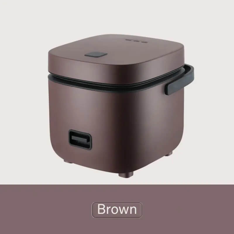 Mini Rice Cooker Automatic Household Kitchen Electric Cooking machine 1-2 People Food Warmer Steamer 1.2L Small Rice Cooker TechVisio