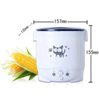 Electric Mini Rice Cooker Portable MultiCooker Household Rice Cookers 12V 24V 220V Pot Cooking Machine Pans For Car Truck Home TechVisio