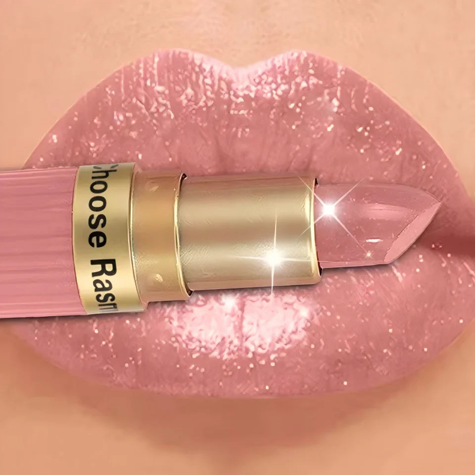 Pearlescent Pink Glitter Velvet Lipstick Metallic Waterproof Long Lasting Matte Shimmer Diamond Lipstick Women Makeup Cosmetic TechVisio