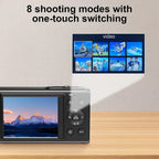 Magecam Appareil Photo 5K – 80MP | Double Écran | Zoom 18x | Wi-Fi TechVisio