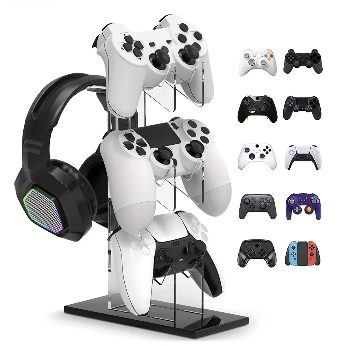 Halterung für Controller & Gaming-Headset LOKPAD – 3 Stufen | PS5 PS4 | 4 Farben