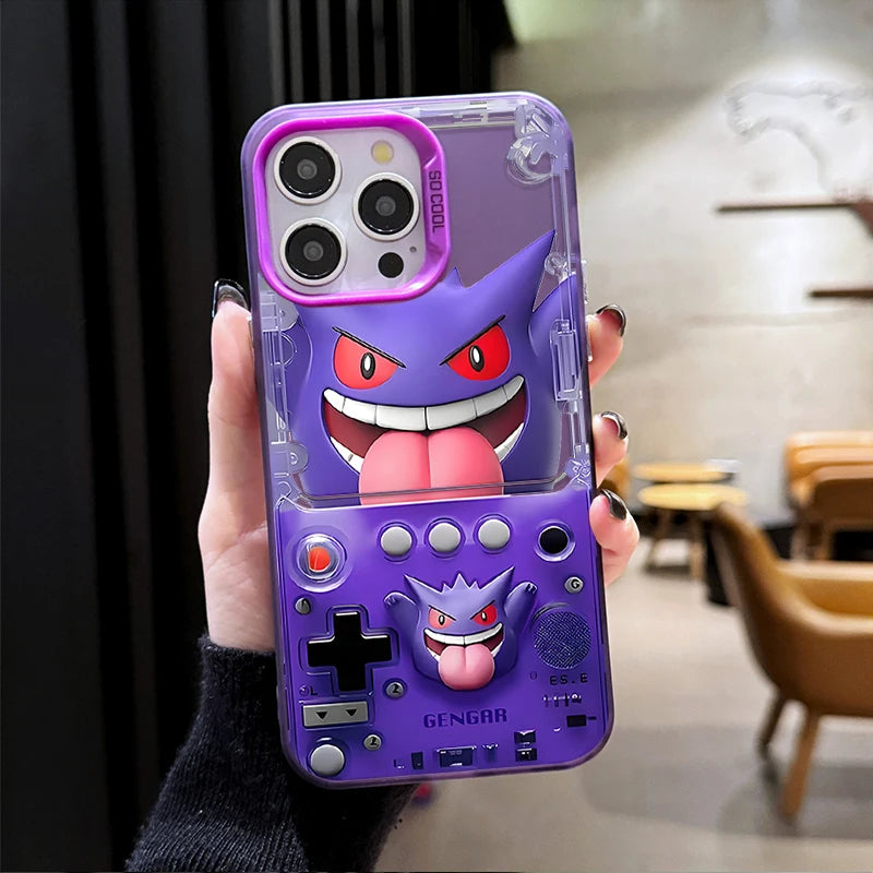 Coque Xiaomi Redmi Pokémon Pikachu & Gengar – PC Matte, Anti-Rayures, Redmi Note 9 à 14