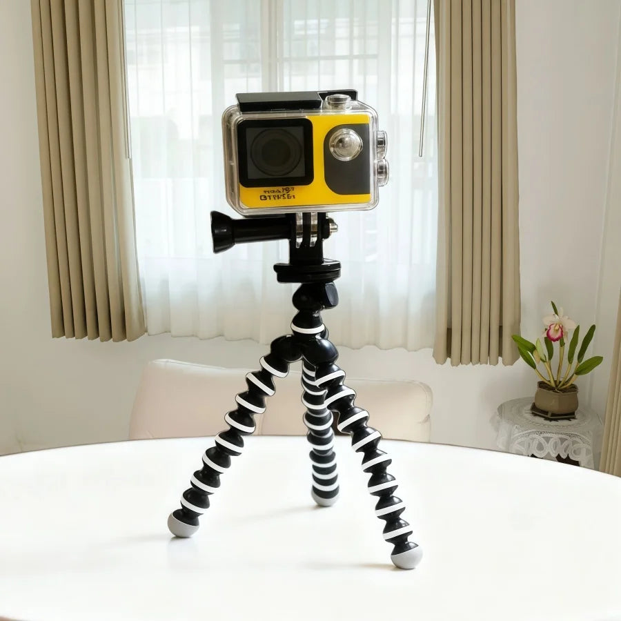 Mini Trépied Flexible Pièuvre TechVisio – Smartphone & Photo | Clip