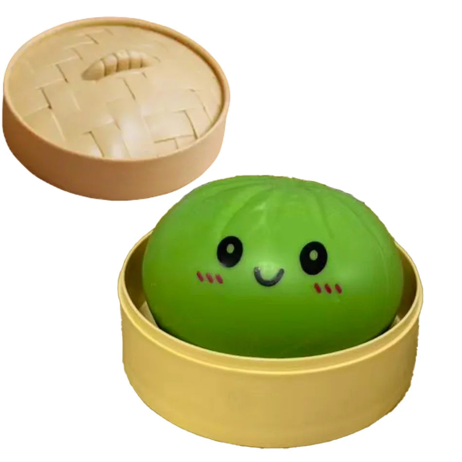 Squishy Anti-Stress Bao Ravioli – Fidget Toy TPR, Slow Rising