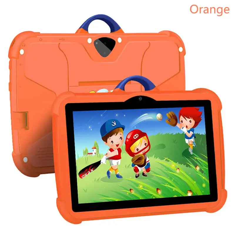 7 Inch Kids Tablet PC with Android 13 Quad Core 4GB RAM 64GB ROM Educational Learning Children's Favorite Cheap Simple Design TechVisio