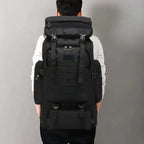 75L Wear-Resistant Waterproof Jungle Camouflage Backpack – Large-Capacity Mountaineering Rucksack for Camping, Hiking & Cycling | Ergonomic Straps & Ventilated Back for All-Day Comfort | Heavy-Duty for Outdoor Adventures & TechVisio